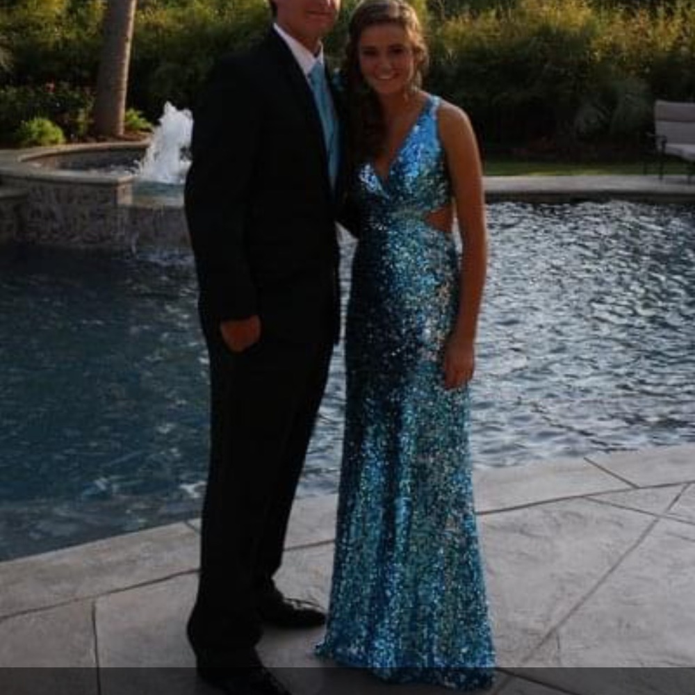 Formal sequin gown